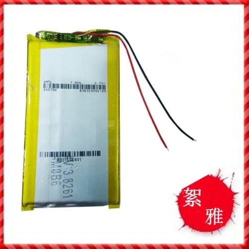 New Hot A 3.7V lithium polymer battery 405794 045794 2200mAh tablet battery battery navigator Rechargeable Li-ion Cell