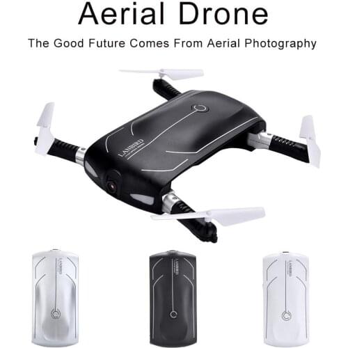 New Upgraded B1W RC Selfie Drone With 2.0mp Wifi FPV HD Camera Pocket Quadcopter Helicopter altitude hold Mini folding drone