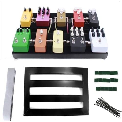 Guitar Effect Pedalboard Portable Effects Pedal Board With Adhesive Backing Tape
