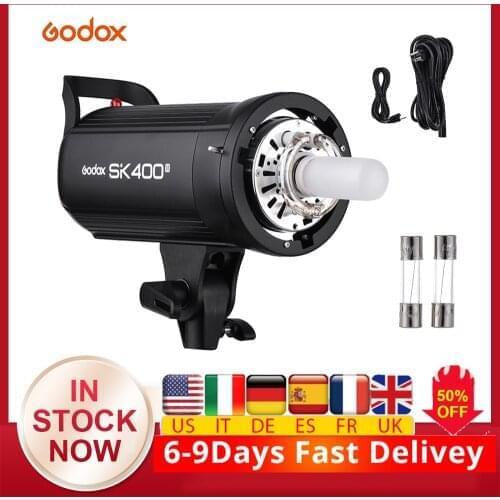 IN CZ Godox SK400 II SK400II GN65 Professional Studio Flash Light W/ 2.4G Wireless X System Control Creative Shooting SK400 2 II