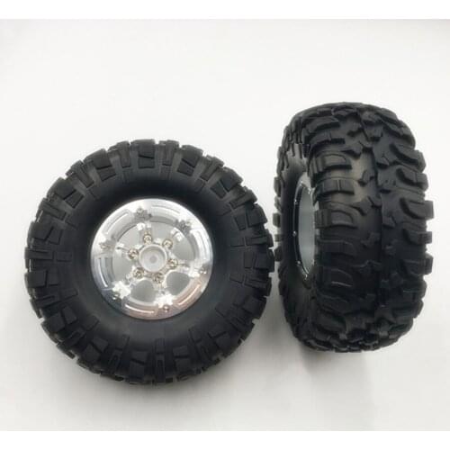 Rc Toys Car Spare Parts 2.2 Inch Metal Wheel W/ Tires Set For 1:10 Scale Remote Control Model Cars Axial Wraith RR10 Accessories