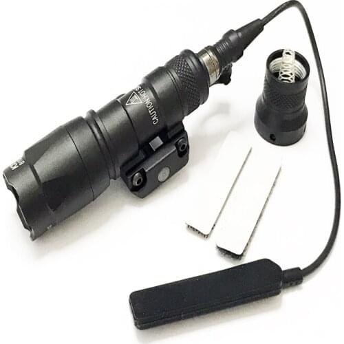 Tactical M300 Weapon Light Constant / Momentary Scout Light Waterproof Rifle Hunting M300A Flashlight Fit 20mm Picatinny Rail