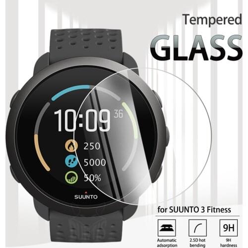 SUUNTO 3 Fitness Tempered Glass Screen Protector For SUUNTO 3 Fitness Smart Watch Explosion-proof Anti-Scratch Transparent Film