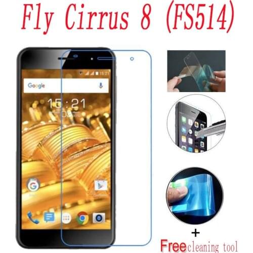 2PCS ultra-thin Nano-proof film not Tempered glass Screen Protector for fly fs510 fs511 fs514 fs551 smartphone cases cover