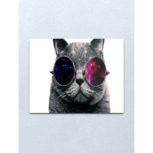 Cat Metal Print Tin Sign Vintage Metal Wall Sign Plaque Retro Garage Shed Car