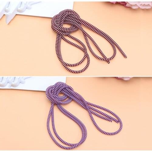 1pc New 1.4M Line Organizer Pipe Protection Spiral Wrap Winding Cable Wire Protector Cover Tube Cable Winder For IPhone Android