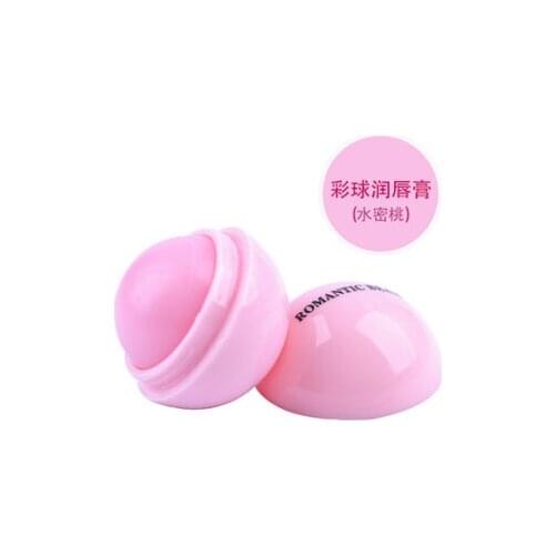 10pcs Ball Lip Balm Romantic Bear Makeup Baby Lips Balm Cute Fruity Flavor Libalm Natural Plant Nutritious Lips Care Moisturizin