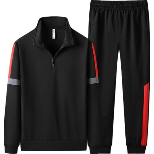 2021 Mens Tracksuit Fashion Casual Men Fitness Running Set Sweatshirt Sweatpants Sports Suit Streetwear Fitness Clothing Men
