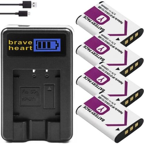 Bateria NP-BY1 NP BY1 NPBY1 Battery for Sony HDR-AZ1 AZ1VR AZ1VB AZ1VW Video Camera DV