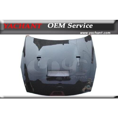 Car-Styling Auto Accessories Carbon Fiber CF Hood Bonnet Fit For 2008-2014 R35 GTR CBA DBA VSII Style Hood with Air Tunnel