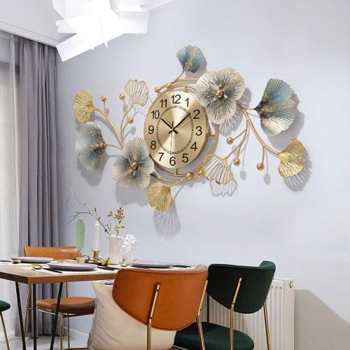 Fashion Creative Vintage Clock Home Watch Silent Wall Clock Hanging Horloge Home Living Room Reloj Pared Hoom Decor DK50WC