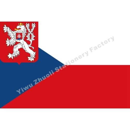 Czech Naval Ensign of Czechoslovakia 1935 Flag 150X90cm (3x5FT) 120g Office/Activity/parade/Festival/world cup/Home Decoration