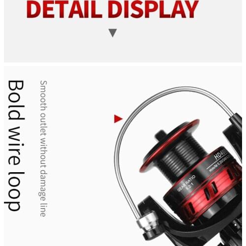 Fishing Reel All Metal Spool Spinning Reel 8KG Max Drag Spool Saltwater Fishing