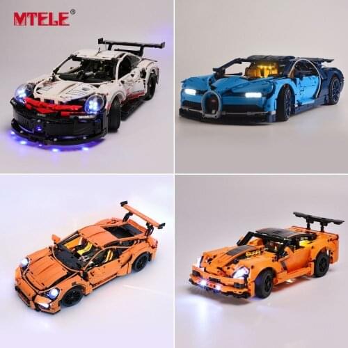MTELE Light Kit ONLY For Technic/Creator/Car Compatible With 42083/10220/21108/42056/10242/10269/42096/42093/10248/10258/10265