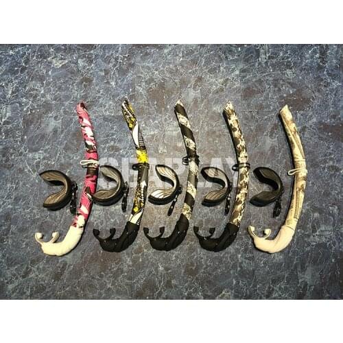 SEAPLAY All Silicone Snorkel Underwater Scuba Diving Color Multi-Focus Full Silica Gel Foldable Snorkeling Wet Breathing Tube