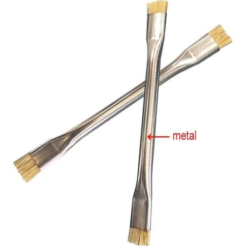 BGA PCB Cleaning Brush Kaisi Double Head Brush ESD Safe Brush Anti-Static Repair Electronics Tool Kit Repair for iPhone Repair