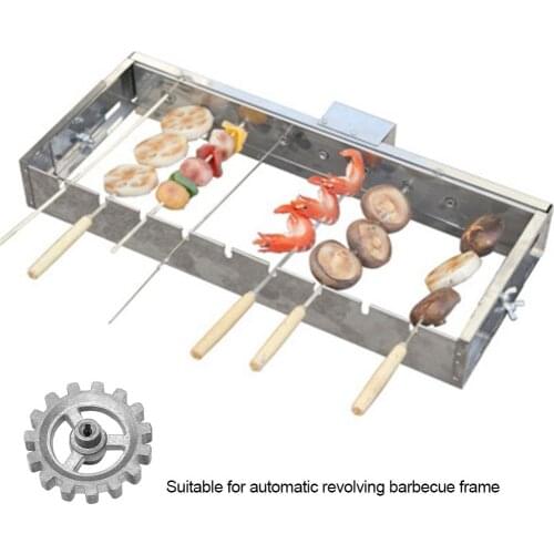 Barbecue Frame Gear DIY Automatic Rotating Gear Barbecue Accessories #25