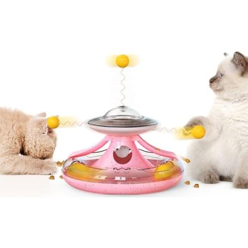 Fun Tumbler Pets Slow Food Entertainment Toys Attract The Attention Of The Cat Adjustable Snack Mouth Toys For Pet