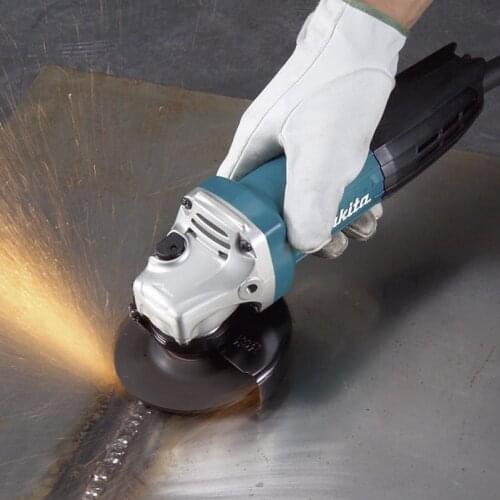 Japan Makita GA4031 Angle Grinder Steel Metal Polished Cutting Machine 720W 100MM Tubular Handle is small in Diameter
