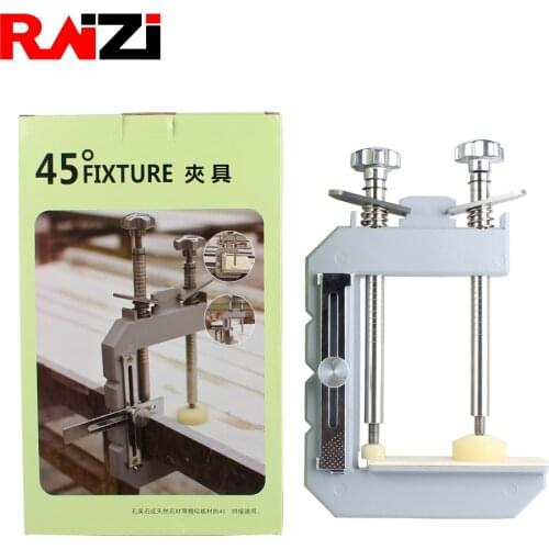 Raizi 1 Pc Mitre Clamp Stone Granite Marble 45 Degree Countertop Stitching installation Miter Tools
