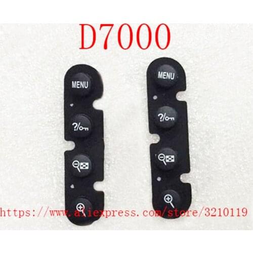 10PCS New Repair Parts For Nikon D7000 D7100 D7200 Back Cover Menu Function Key Button Rubber free shipping