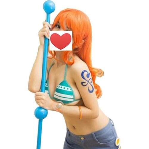 2020 ONE PIECE Nami cosplay costume sexy bikini Only Top