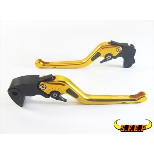 3D Long CNC Adjustable Motorcycle Brake and Clutch Levers with Carbon Fiber Inlay For Honda CBR600RR 2007-2017