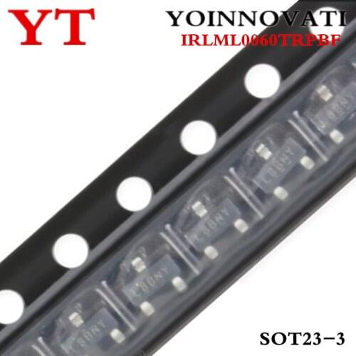 40pcs/lot IRLML0060TRPBF IRLML0060TR IRLML0060 SOT23-3