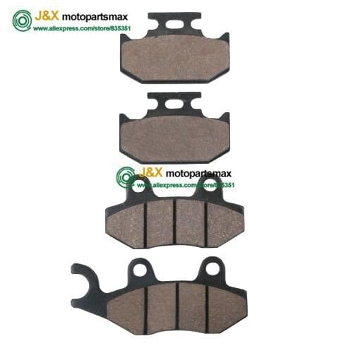 Free Shipping 4 Pcs Front Rear Brake pads pad For YAMAHA FZR 50 DT 200 WR TT 250 R TT250R 1992