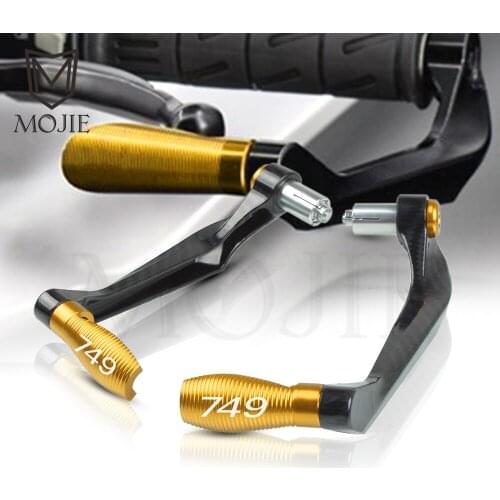 For Ducati 749 S R 749S 749R SuperBike 749 R Motorcycle 7/8" 22mm Handlebar Brake Clutch Levers Protector Guard Proguard