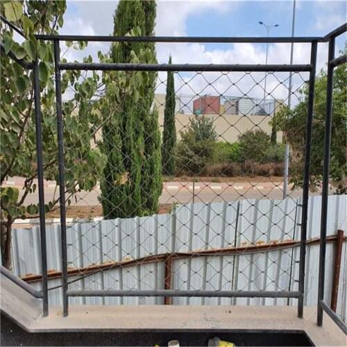 Home Decor Ferruled Inox Wire Rope Mesh /Stairs Balustrade Infill Panel/Anti Fall Safety Protect Mesh