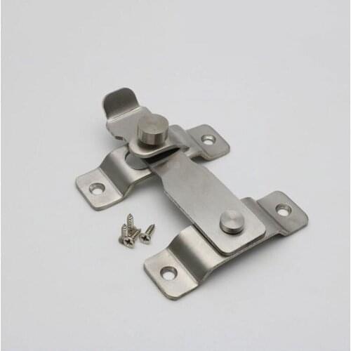 Stainless steel door buckle bolt lock security anti - theft door buckle cattle bolt 110MM Long