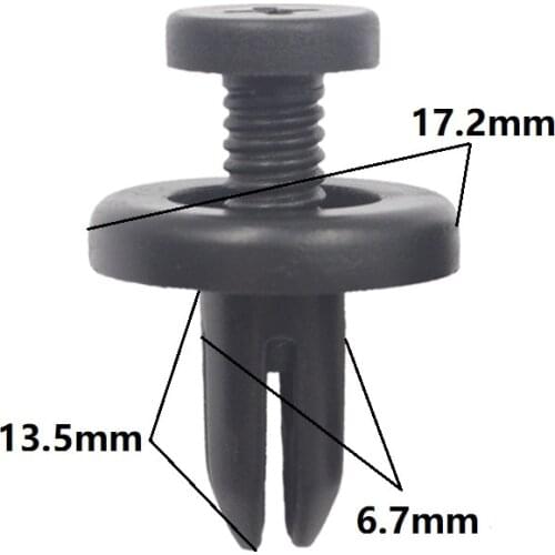 Auto bumper fender door Retaining rivet for BMW Toyota Mazda Car plastic screw For Toyota push Expanding retainer clips
