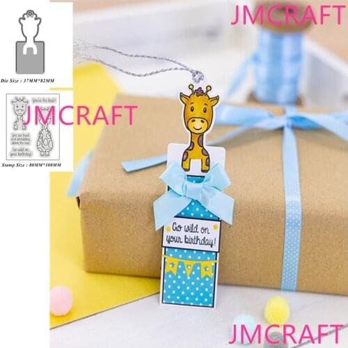 JMCRAFT 2021 New Giraffe Metal Cutting Dies Stencils Stamp for DIY Scrapbooking Photo Album Decorative Embossing Paper DIY Cards