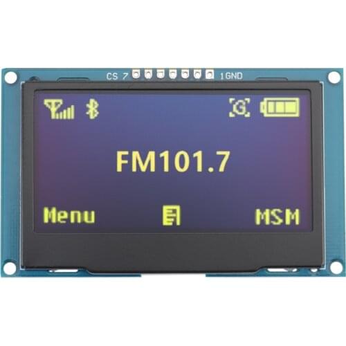 HOT-2.42 Inch 12864 128x64 OLED Display Module IIC I2C SPI Serial LCD Screen for C51 STM32 SSD1309