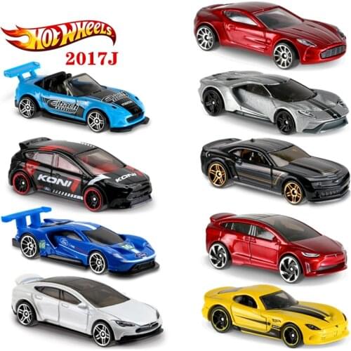 2017 Hot Wheels Origina TESLA MODEL S Die-casting Alloy Car Model Childrens Toy Gift Collection Small Ornaments