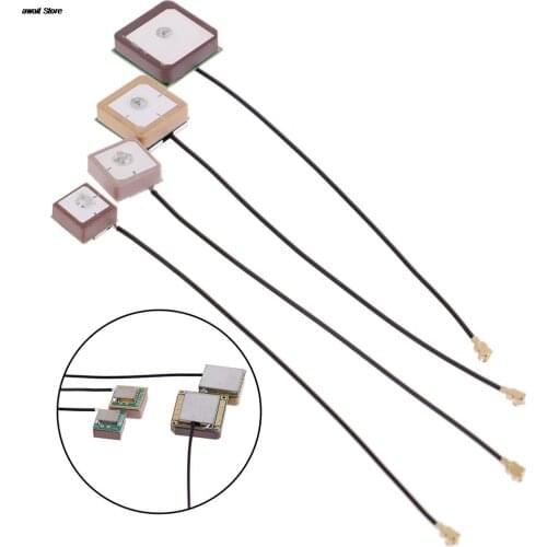 Hot !！3V-5V DC 10mA internal GPS antenna Dual antenna Active builtin ceramic Drone aerial antenna