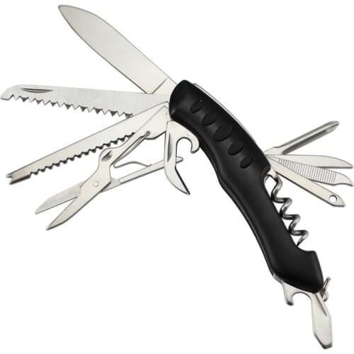 Stainless Steel 11 Open 7 Open Multi-Function Knife Outdoor Survival Knife Camping Equipment Folding Knife