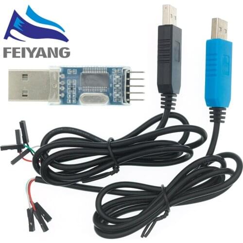 PL2303 PL2303HX/PL2303TA USB To RS232 TTL Converter Adapter Module with Dust-proof Cover PL2303HX for arduino download cable