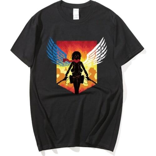 2021 Hot Anime Final Season Attack on Titan T Shirt Men Kawaii Summer Tops Titans Attack Graphic Tees Harajuku Tshirt Male