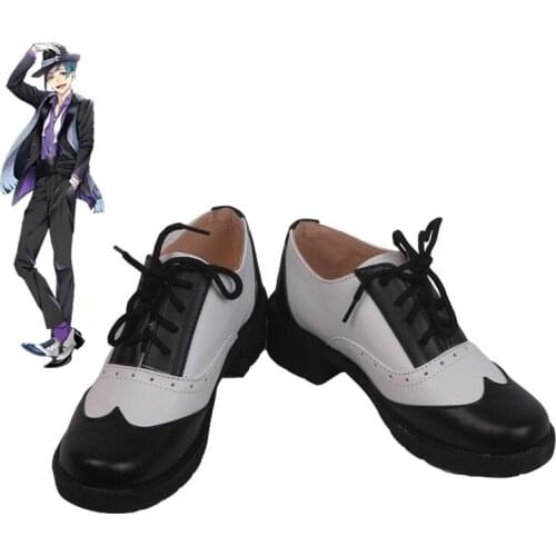 Floyd Cosplay Shoes Twisted Wonderland Floyd Cosplay Costume Accessory Size 35-46 H