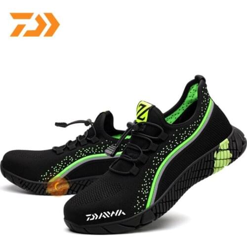 Daiwa Professional Fishing Shoes Men Outdoor Fishing Breathable Non-slip Wear-resistant Shoes Sports Puncture-proof Work Shoes