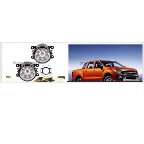 2pcs/set Fog Lights For FORD Ranger T6 2012-2015 Front Bumper LED High Brightness Fog Lamps DRL