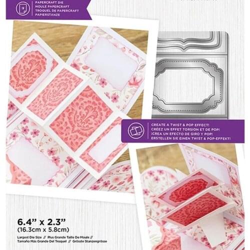 Embossed Carbon Steel Die Multi-function Card Scrapbooking Accessories Card Household DIY Handmade Crafts Die Fun Stencil C O1H5