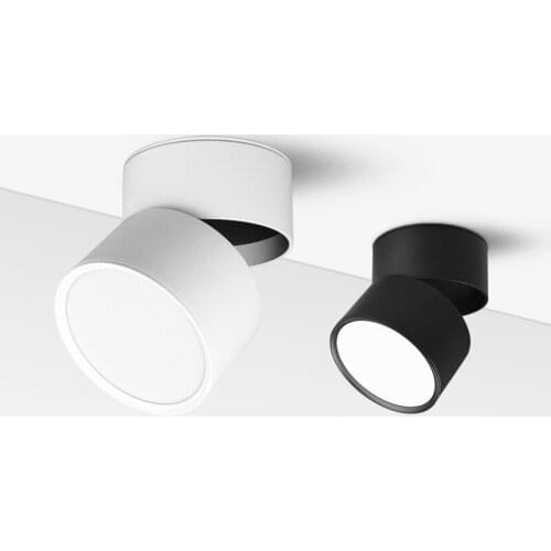 Folding Dimmable LED Downlights 7W 10W 15W LED Ceiling Spot Lights AC110-240V LED Ceiling Lamps Warm Cold White Indoor Lighting