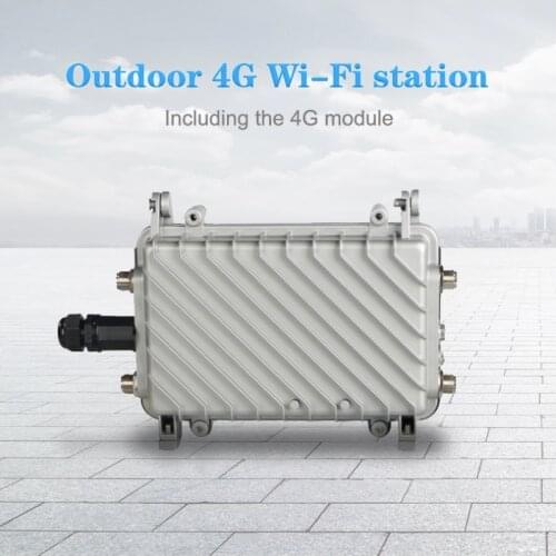 Outdoor 4g Router 4G SIM Card WiFi Router IP66 Waterproof 2.4G LTE Wireless AP Wifi Router 4G CPE Lte Wireless Industrial