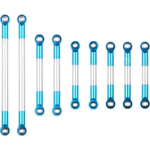 Wltoys 12428 12423 RC Car Upgrade Spare parts 0018 19 20 21 22 Parte metal rod 9pcs