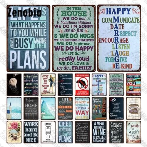 Funny Warning Sign Metal Man Cave Metal Poster Vintage Tin Sign Funny Warning House Bathroom Rules for Bar Pub Club Wall Decor