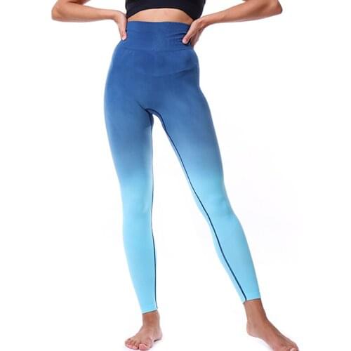 Women Gym Yoga Seamless Pants Sports Clothes Stretchy High Waist Athletic Exercise Fitness Leggings Activewear Pants