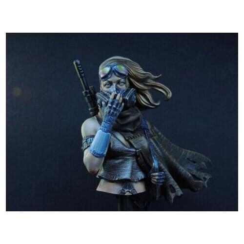 1/10 Scale Unpainted Resin bust Desert warrior GK figure